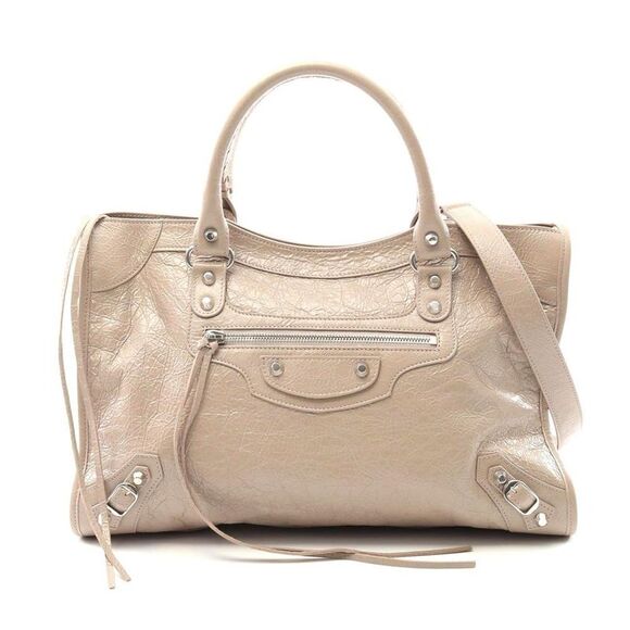 Pre Loved balenciaga Women brown | beige Handbags - Picture 1 of 5